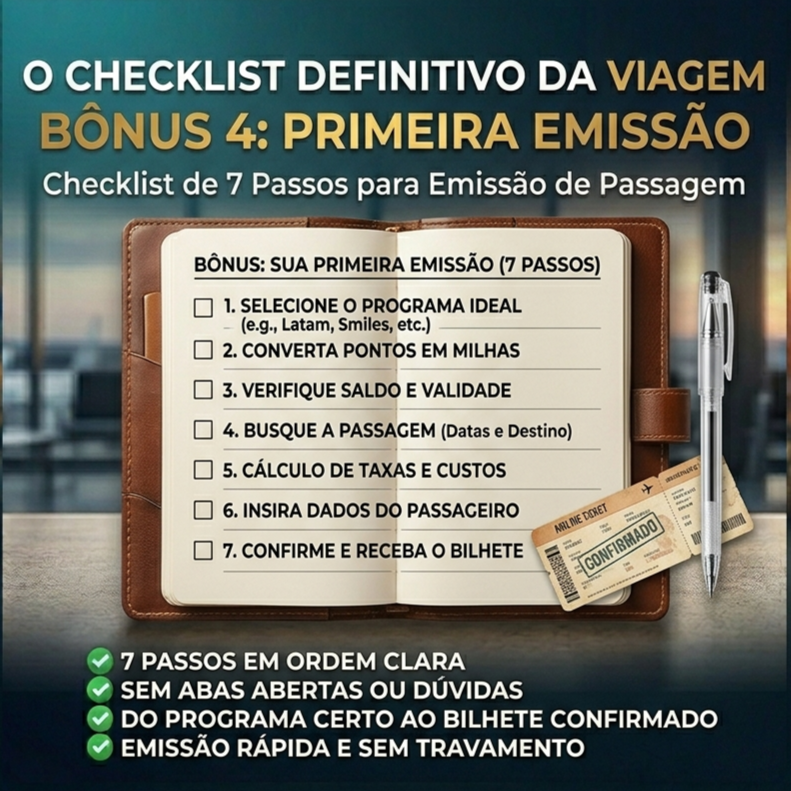 Checklist da Primeira Emissão